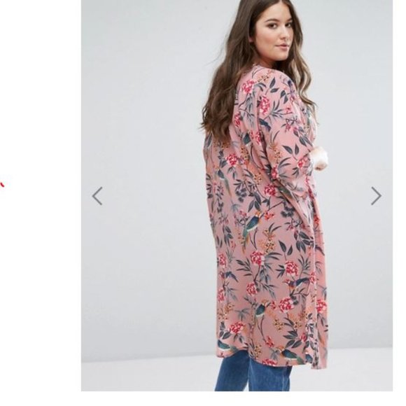 ASOS CURVE New Look Curve Lightweight Duster - Picture 2 of 5